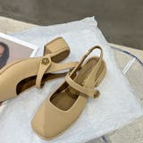 キャメル | 韓国フレンチシック。スクエアトゥメリージェーン | Doula Doula