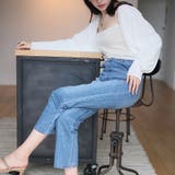旬のレイヤードスタイルに。シアーニットカーディガン&ワンショルダーキャミソール … | Doula Doula | 詳細画像22
