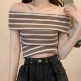 夏のマリンテイスト。オフショルボーダーニットソー | Doula Doula | 詳細画像14 