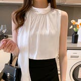 ホルターネック後ろリボンノースリーブブラウス【韓国ファッション】 | Doula Doula | 詳細画像2