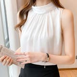 ホルターネック後ろリボンノースリーブブラウス【韓国ファッション】 | Doula Doula | 詳細画像6