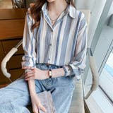マルチストライプドレスシャツ【韓国ファッション】 | Doula Doula | 詳細画像5 