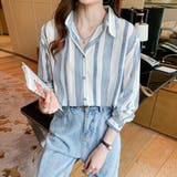 マルチストライプドレスシャツ【韓国ファッション】 | Doula Doula | 詳細画像8 