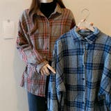 コーデュロイチェックシャツ【韓国ファッション】 | Doula Doula | 詳細画像3
