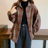 コーデュロイチェックシャツ【韓国ファッション】 | Doula Doula | 詳細画像5