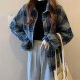 コーデュロイチェックシャツ【韓国ファッション】 | Doula Doula | 詳細画像13