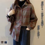 コーデュロイチェックシャツ【韓国ファッション】 | Doula Doula | 詳細画像1