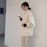スタンドカラーボアジャケット【韓国ファッション】 | Doula Doula | 詳細画像8 