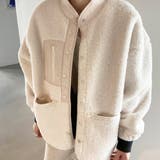 スタンドカラーボアジャケット【韓国ファッション】 | Doula Doula | 詳細画像14 