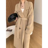 オープンカラーロングニットガウン【韓国ファッション】 | Doula Doula | 詳細画像3