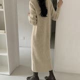 タートルネックリブニットワンピース【韓国ファッション】 | Doula Doula | 詳細画像19 
