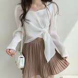 パフスリーブウエストマークブラウス【韓国ファッション】【春夏新商品】 | Doula Doula | 詳細画像16 