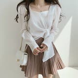 パフスリーブウエストマークブラウス【韓国ファッション】【春夏新商品】 | Doula Doula | 詳細画像27 