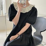 フリル衿背中あきリボンワンピース【韓国ファッション】 | Doula Doula | 詳細画像20 
