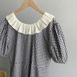 フリル衿背中あきリボンワンピース【韓国ファッション】 | Doula Doula | 詳細画像31 
