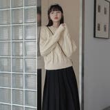 クルーネックケーブルニットセーター【韓国ファッション】 | Doula Doula | 詳細画像8
