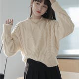 クルーネックケーブルニットセーター【韓国ファッション】 | Doula Doula | 詳細画像19