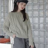 クルーネックケーブルニットセーター【韓国ファッション】 | Doula Doula | 詳細画像34