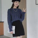 クルーネックケーブルニットセーター【韓国ファッション】 | Doula Doula | 詳細画像36