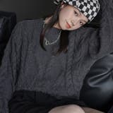 クルーネックケーブルニットセーター【韓国ファッション】 | Doula Doula | 詳細画像40