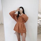 Vネックウエストリボンニット【韓国ファッション】 | Doula Doula | 詳細画像15 