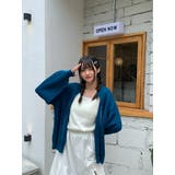 フロントジップニットブルゾン【韓国ファッション】【春夏新商品】 | Doula Doula | 詳細画像3 
