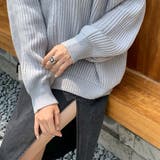 フロントジップニットブルゾン【韓国ファッション】【春夏新商品】 | Doula Doula | 詳細画像16 
