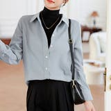 サイドタックブラウスシャツ【韓国ファッション】【春夏新商品】 | Doula Doula | 詳細画像8 