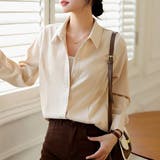 サイドタックブラウスシャツ【韓国ファッション】【春夏新商品】 | Doula Doula | 詳細画像15 