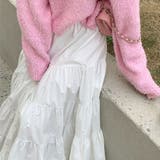 ティアードギャザーフレアロングスカート【韓国ファッション】【春夏新商品】 | Doula Doula | 詳細画像18 