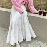 ティアードギャザーフレアロングスカート【韓国ファッション】【春夏新商品】 | Doula Doula | 詳細画像19 