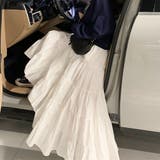 ティアードギャザーフレアロングスカート【韓国ファッション】【春夏新商品】 | Doula Doula | 詳細画像36 