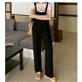 ワイドレッグジャンプスーツ【韓国ファッション】 | Doula Doula | 詳細画像4