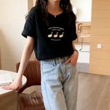 ラウンドネックダックプリントTシャツ【韓国ファッション】 | Doula Doula | 詳細画像4