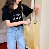 ラウンドネックダックプリントTシャツ【韓国ファッション】 | Doula Doula | 詳細画像5