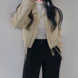 サイドリボンエコレザージャケット【韓国ファッション】 | Doula Doula | 詳細画像19 