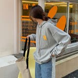 アルファベットロゴフーディー【韓国ファッション】【春夏新商品】 | Doula Doula | 詳細画像3 