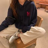 アルファベットロゴフーディー【韓国ファッション】【春夏新商品】 | Doula Doula | 詳細画像8 
