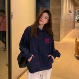 アルファベットロゴフーディー【韓国ファッション】【春夏新商品】 | Doula Doula | 詳細画像9 