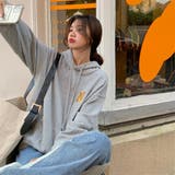 アルファベットロゴフーディー【韓国ファッション】【春夏新商品】 | Doula Doula | 詳細画像18 