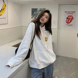 アルファベットロゴフーディー【韓国ファッション】【春夏新商品】 | Doula Doula | 詳細画像23 