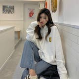 アルファベットロゴフーディー【韓国ファッション】【春夏新商品】 | Doula Doula | 詳細画像24 