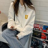 アルファベットロゴフーディー【韓国ファッション】【春夏新商品】 | Doula Doula | 詳細画像26 