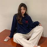 アルファベットロゴフーディー【韓国ファッション】【春夏新商品】 | Doula Doula | 詳細画像28 