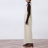 オールインワン レディース サロペット サロペvネック ワイドパンツ | Doux Belle | 詳細画像11