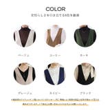 オールインワン レディース サロペット サロペvネック ワイドパンツ | Doux Belle | 詳細画像2