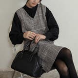 ブラウン（ミディアム） | 新色追加 ジャンパースカート 選べる長さ | Doux Belle 