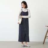 オールインワン スカート ストライプ | Doux Belle  | 詳細画像3 