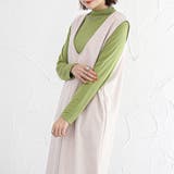 ジャンパスカート 2タイプネック 深Vネック キーネック | Doux Belle  | 詳細画像16 