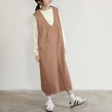 ジャンパスカート 2タイプネック 深Vネック キーネック | Doux Belle  | 詳細画像18 